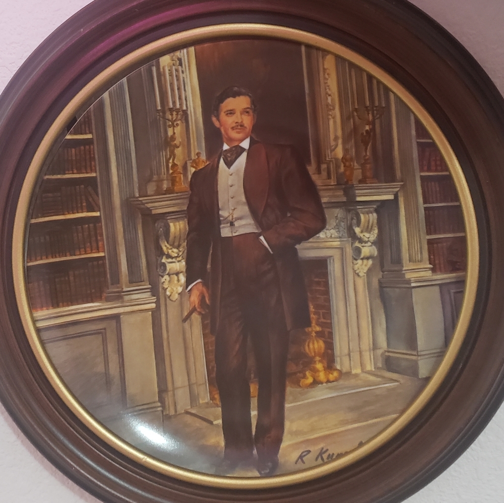 KNOWLES RHETT BUTLER COLLECTIBLE PLATE!